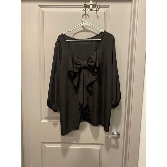 Humble Chic NY Black Bow Back Top – 1X, NWT! - Picture 4 of 7